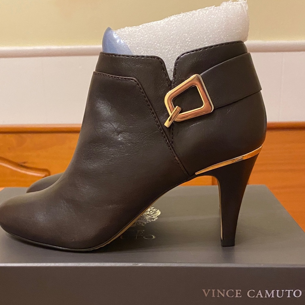 Vince Camuto Women's Brown Ankle Booties - Picture 4 of 11